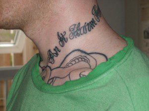 Neck Script by Sween, Dark Poetry