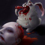 Zombie-Bunny-Manon Zombie bunny by Manon Delacroix