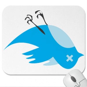 Anti twitter mouse pad