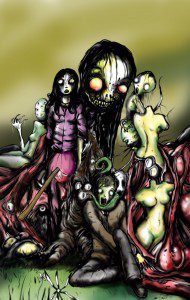 Bloody Tree Stump by Lee Davis