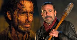 The Walking Dead Rick and Negan