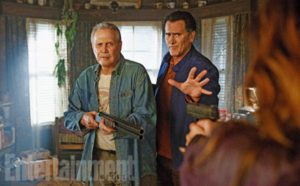 Bruce Campbell and Lee Majors in Ash Vs Evil Dead