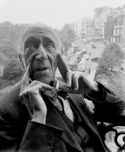 Algernon Blackwood, London, 1951; photograph by Norman Parkinson