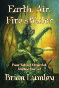 Earth, Air, Fire & Water by Brian Lumley - cover