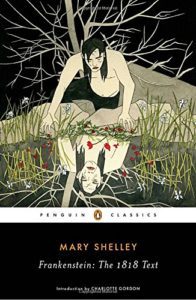 Frankenstein by Mary Shelley -cover