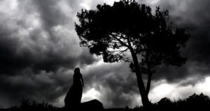 -silhouette-dark-landscape-night-nature-woman-sky-